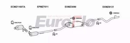 Система выпуска ОГ EuroFlo MZVIT21D 7008C05